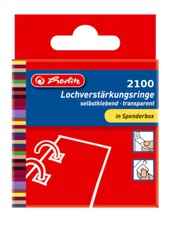 2100 Herlitz Lochverst&auml;rkungsringe / transparent