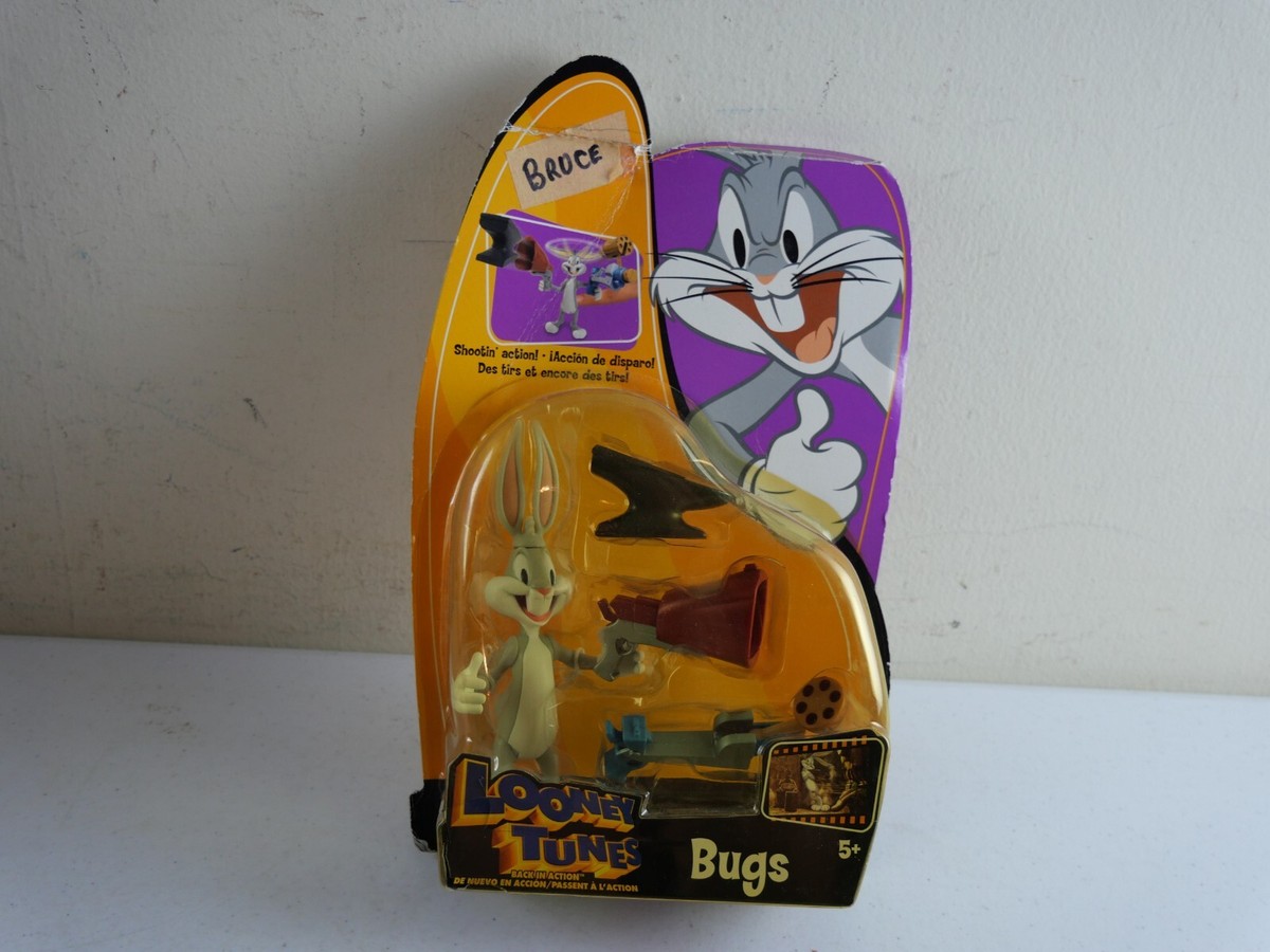 RARE Mattel 2003 Looney Tunes Back in Action Bugs Bunny Figure