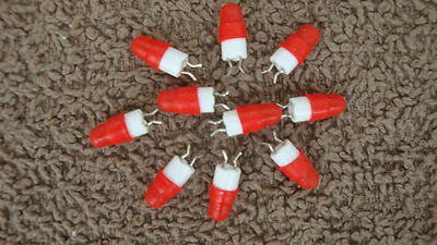 DELCO GM GMC CHEVY DISPLAY LIGHT BULBS FOR CD CASS RADIO SET OF 10 RED
