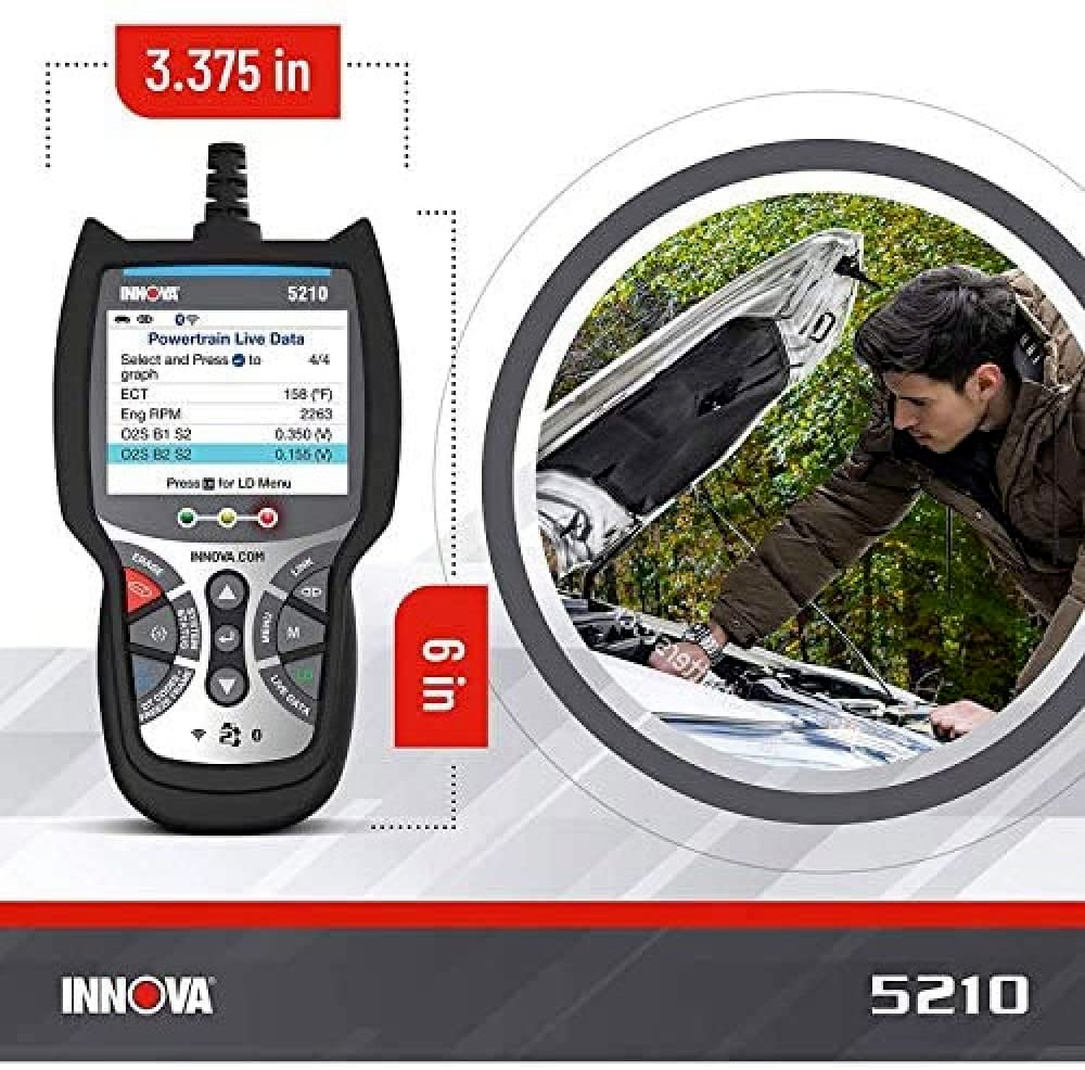 Scanner OBD2 Innova 5210 - Lecture/effacement ABS - Modèle 2022