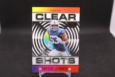 Darius Leonard #CS-5 2021 Panini Illusions Clear Shots Indianapolis Colts