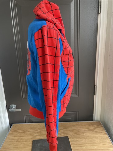 Neu Disney Store Marvel Spider-Man Kostüm Hoodie Jacke Reißverschluss Jungen His Friends XL - Bild 10 von 17
