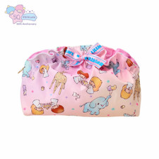 Sanrio Characters Little Twin Stars Frill Pouch Pink 2025 Summer JP LTD Original