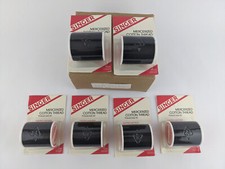 Box of 6 - SINGER 65041 Mercerized Cotton Sewing Thread - 175yd Size 60 - Black
