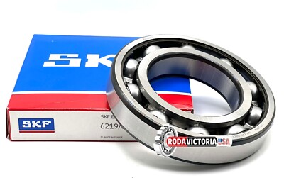 SKF 6219 C3 DEEP GROOVE BALL BEARING, OPEN TYPE NO SEALS 95x170x32