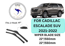 WIPER BLADES FOR Cadillac Escalade SUV 2021 – 2022 5th Gen