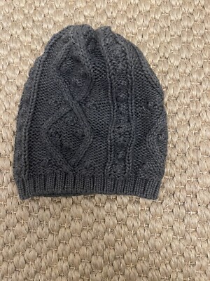 Stella McCartney And Gap Collab Knitted Grey Hat Big Kids Hat