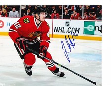CHICAGO BLACKHAWKS JOAKIM NORDSTROM SIGNED 8X10