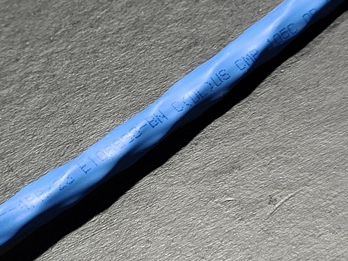 Belden 10GX13 23/4P 625MHz Cat6A Enhanced U/UTP Networking Cable CMP Blue /50ft - Picture 3 of 12