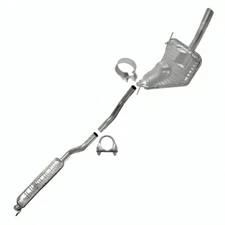 Resonator Pipe Muffler Tailpipe Exhaust System Kit fits: 1999-2009 Saab 9-5 2.3L