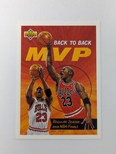 NEAR MINT 1992-93 Upper Deck Michael Jordan Back to Back MVP  #67 Chicago Bulls