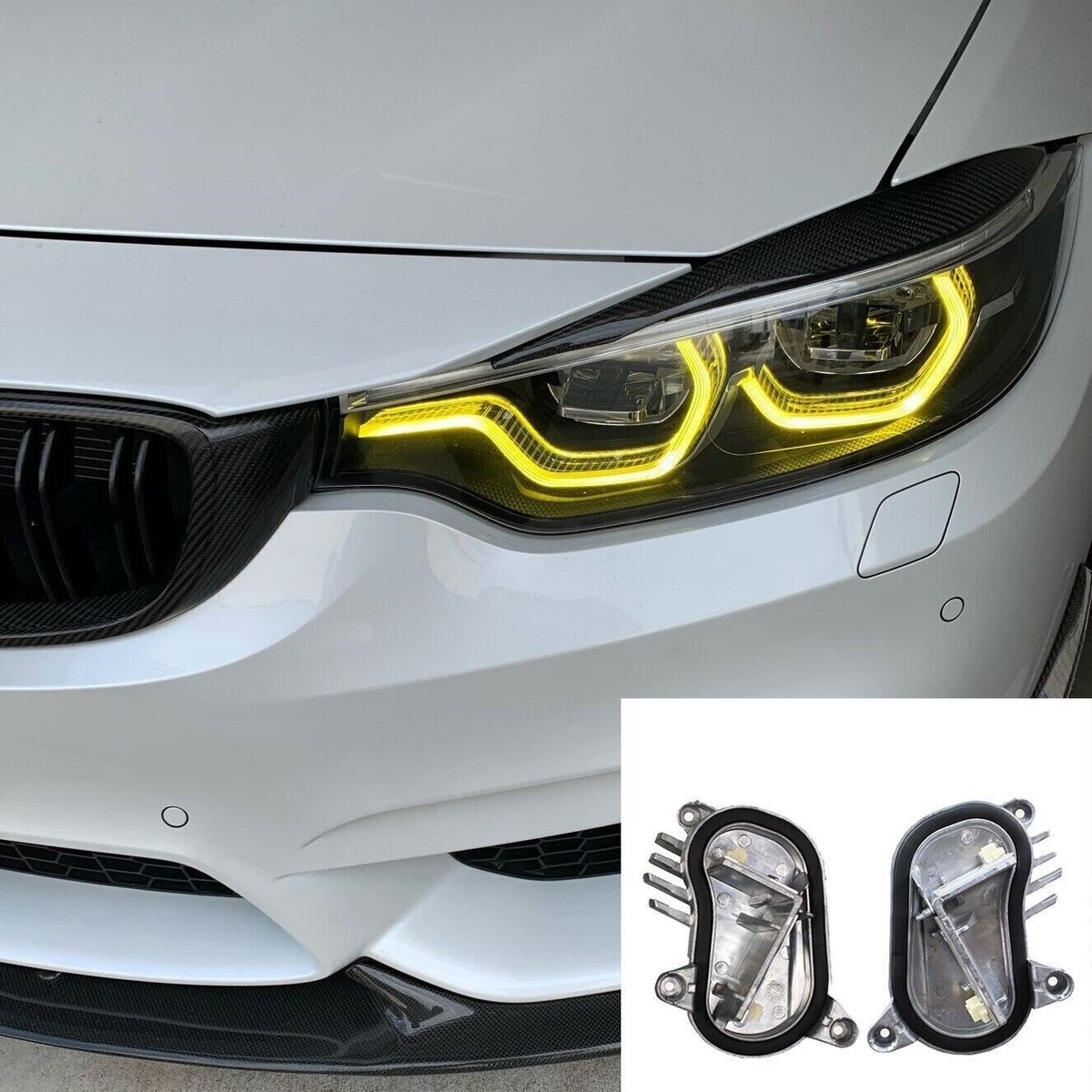 【新品】BMW イエロー デイライト モジュール F80 F82 F32 F36 Sc41ee2694d254be89616f857e7636