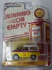 1967 '67 FORD BRONCO SHELL GAS OIL RUNNING ON EMPTY GREENLIGHT 2017