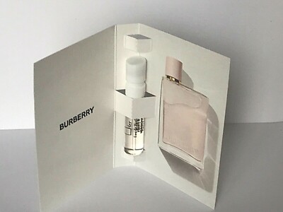 3x Burberry Her Eau De Parfum Sample Spray 0.05oz, 1.5ml Each NEW