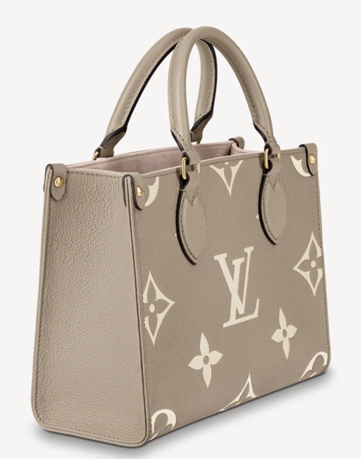 Louis Vuitton OntheGo PM Bag Dove/Cream Small S 16 M45779 NEW! SOLD OUT