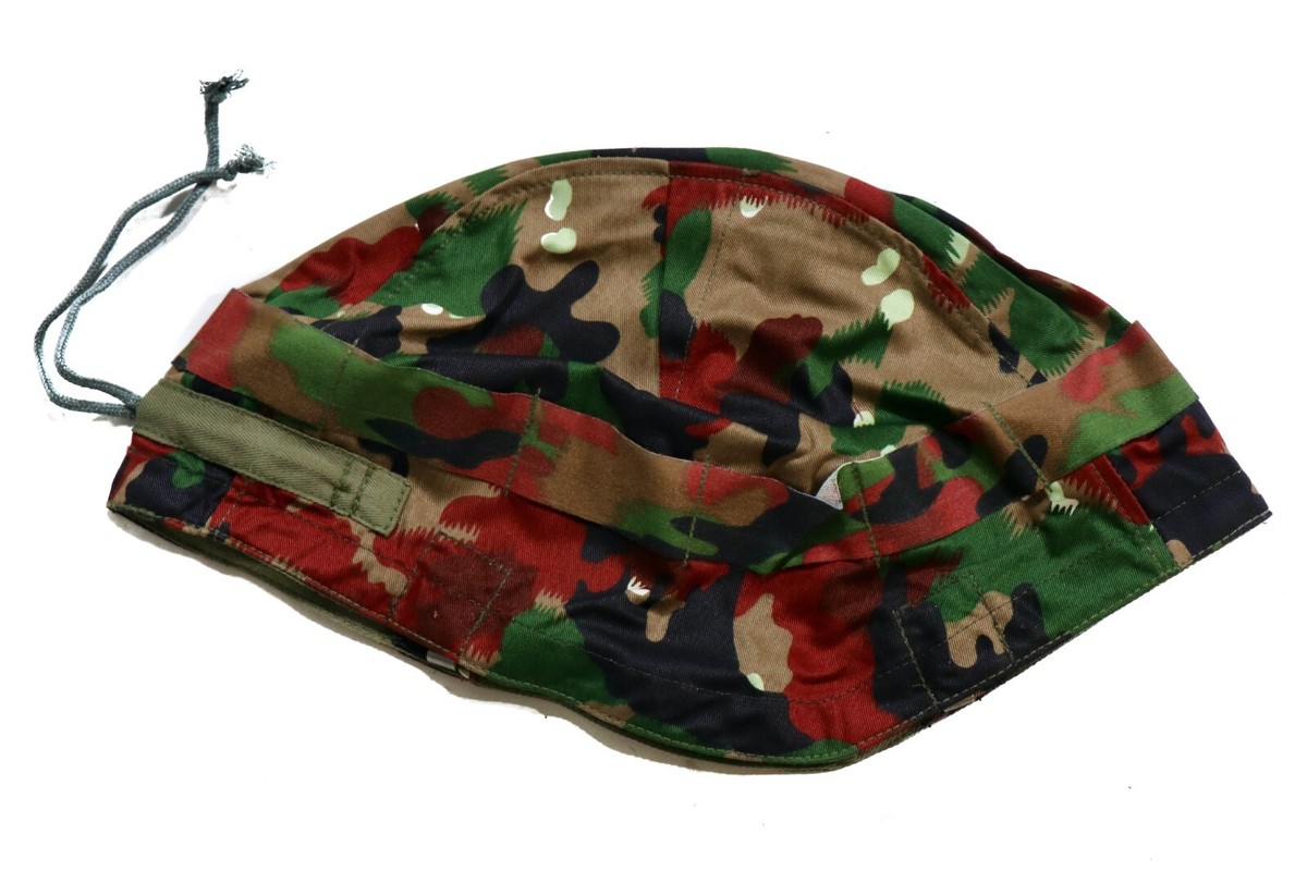 New Old Stock Swiss Helmet Cover Alpenflage Camo For M71 Steel