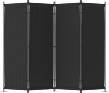Room Divider 4 Panel Folding Privacy Screens 88'' Room Separation Home Office