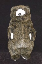 Folkmanis Folktails Brown Grizzly Bear Hand Puppet Plush 12" x 6" Discontinued