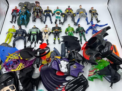 Vintage 90's Lot Kenner Batman Returns BTAS Action Figures Accessories Vehicles