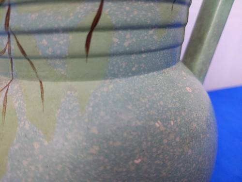 Vintage Keramik Brentleigh Sonnenblumenkrug Vase in blau - Bild 2 von 10