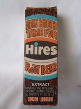Vintage Hires Root Beer - Extract 3 OZ - Glass Bottle - In Box