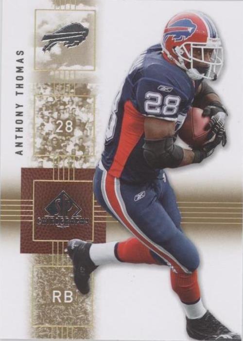2007 SP Chirography Anthony Thomas #12 - 1 of 2