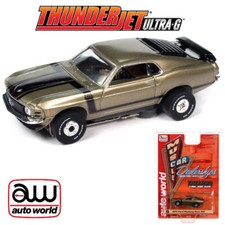 NEW Auto World Thunderjet Tasca Ford 1970 Mustang Boss 302 Green HO Slot Car