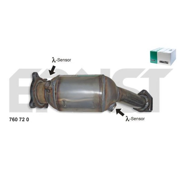 Ernst Katalysator Euro 4 / FüR Audi A6 Avant 4F5 C6 2.0 Tfsi 4F2 8ED B7-image