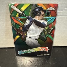 2025 Topps Chrome Future Stars AUSTIN WELLS LOGO REFRACTOR  NY Yankees FS-9 