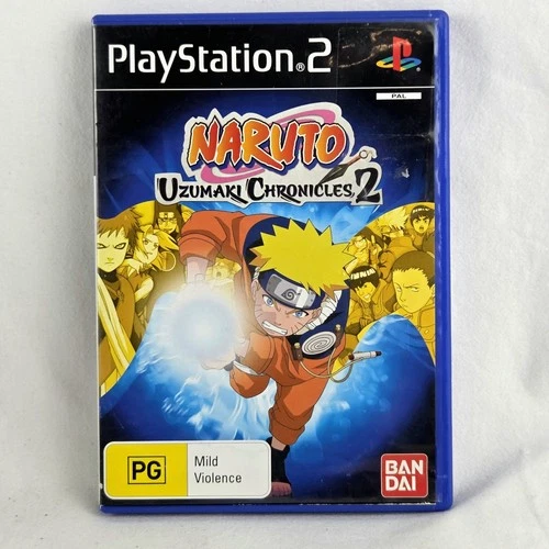 Naruto: Uzumaki Chronicles 2 PS2 Sony Playstation 2 With Manual Bandai