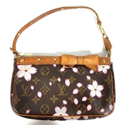 LOUIS VUITTON M92006 Monogram Cherry PochetteAccessoires Mini Handtasche Tasche