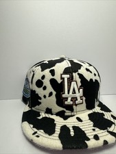 Hat Club Cattle Pack Los Angeles Dodgers 50th Anniversary Pink UV Size 7 NWT