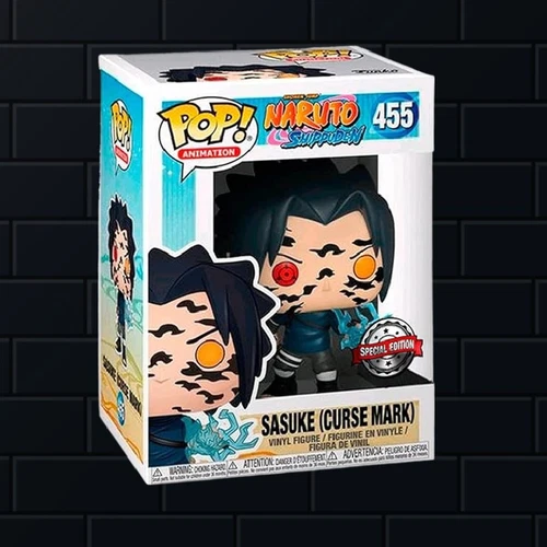 Naruto Sasuke Curse Mark Special Edition Funko Pop Figure 455