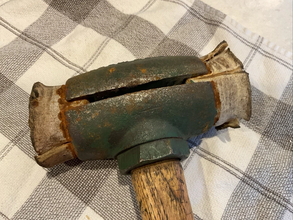 Garland Saco, Maine No. 4 Split Head Rawhide Mallet - Image 2 of 4