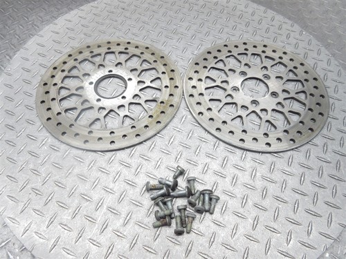2003 Harley Electra Glide FLHTCU Front Left Right Brake Rotor Disc Pair
