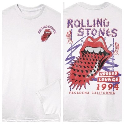 The Rolling Stones T-Shirt Music VOODOO LOUNGE 94 TOUR Mick Jagger New FB White