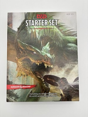 Dungeons & Dragons Starter Set Wizards of the Coast  Missing Dice- VG Condition
