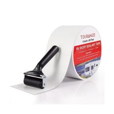 RV Roof Tape with Rubber Roller, 4 Inch x 50 Feet RV Sealant Tape for Camper ...