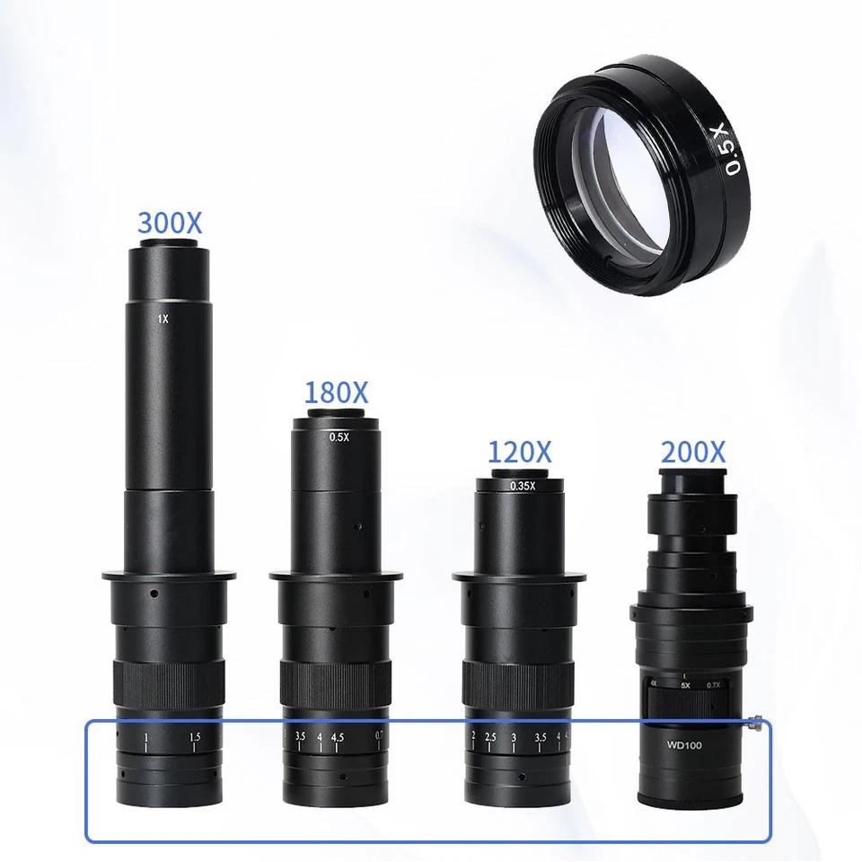 Haute Transparence 42mm pour Objectif Barlow pour Caméras Microscope Industriel - Photo 2/4