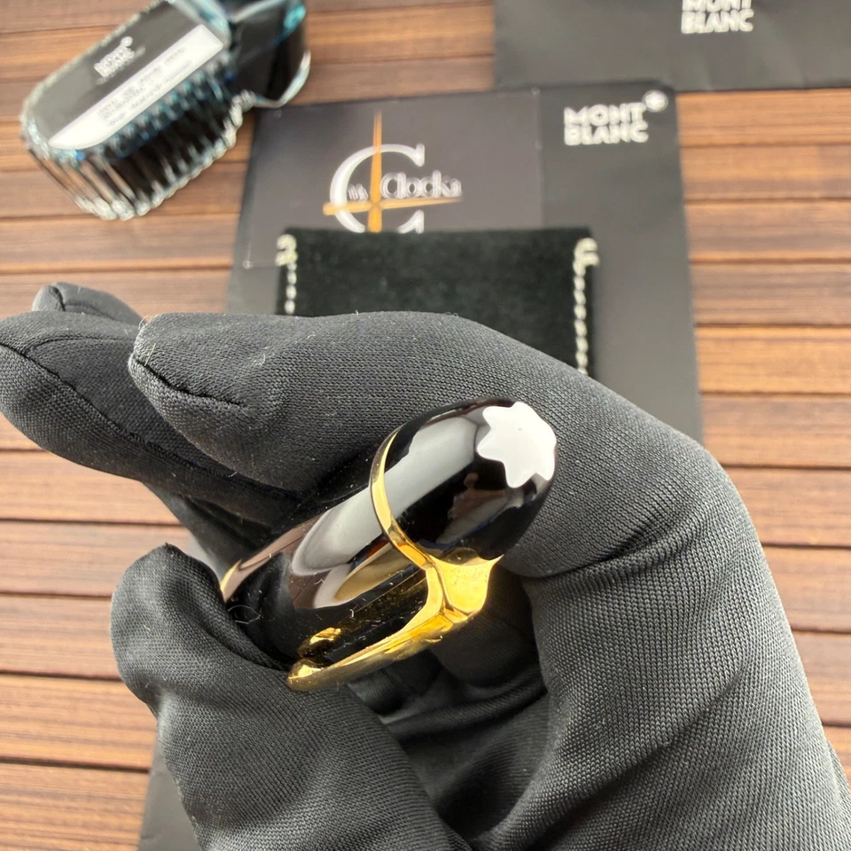 MONTBLANC Meisterstück Füllfederhalter 146 Erste Jahre 2000 Mittlere Feder Gold - Bild 3 von 4