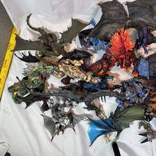 Mega Bloks Dragons Lot Fire And Ice Krystal Wars FOR PARTS OR REPAIR