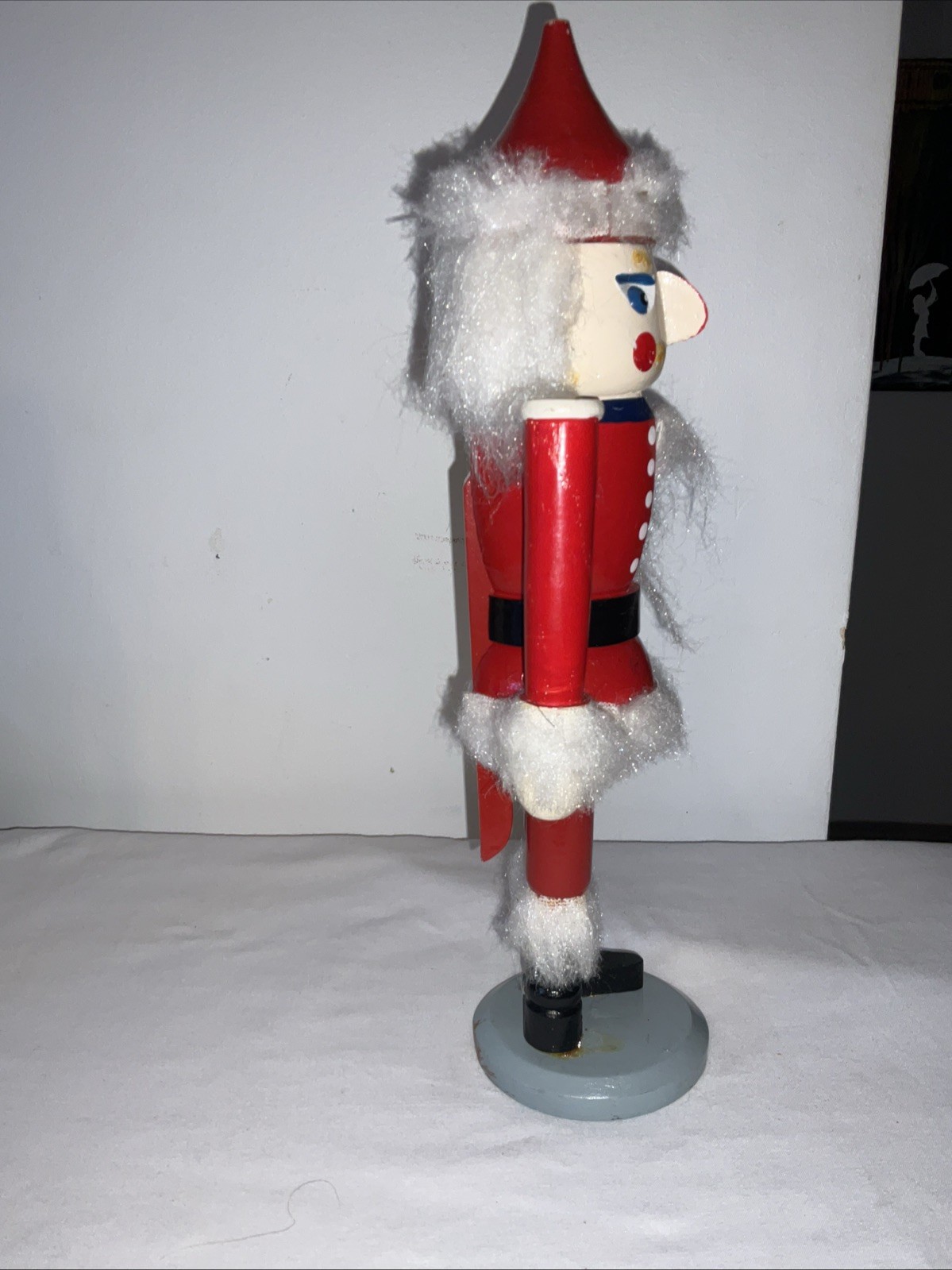 Vtg  Nut Cracker Santa Claus  14” Christmas READ