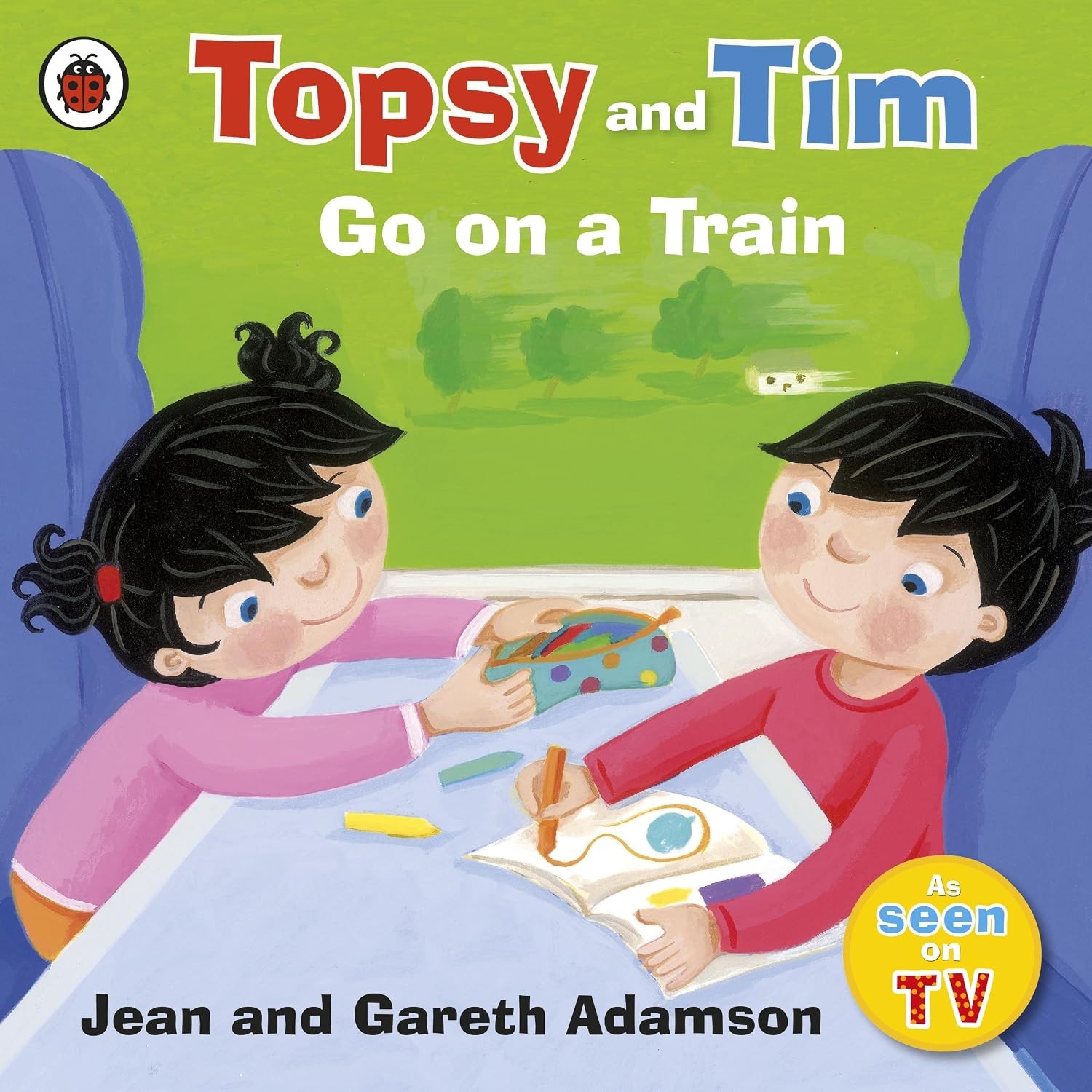 Topsy and Tim: Go on a Train by Jean Adamson (PB 2010) - Image 3