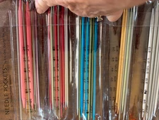 Large Lot of Vintage Knitting Needles, crochet hooks and others