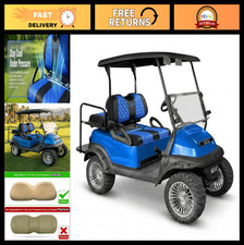 Golf Cart Seat Covers - Diamond Design, Breathable Polyester, Fits Club Car Prec