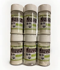 Lot of 6 New Trader Joe's Pure Organic Stevia Extract Powder  EXP 2030 🔥