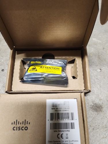 Cisco MA-SFP-1GB-SX 1G SFP SX Fiber Transceiver Module_new - Picture 2 of 2