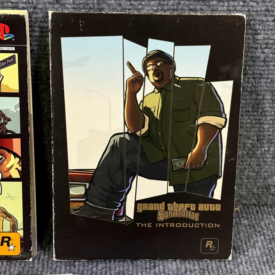 Grand Theft Auto San Andreas [Edición Especial] Playstation 2 En muy buena condición Juego Retro Foto 3 de 4