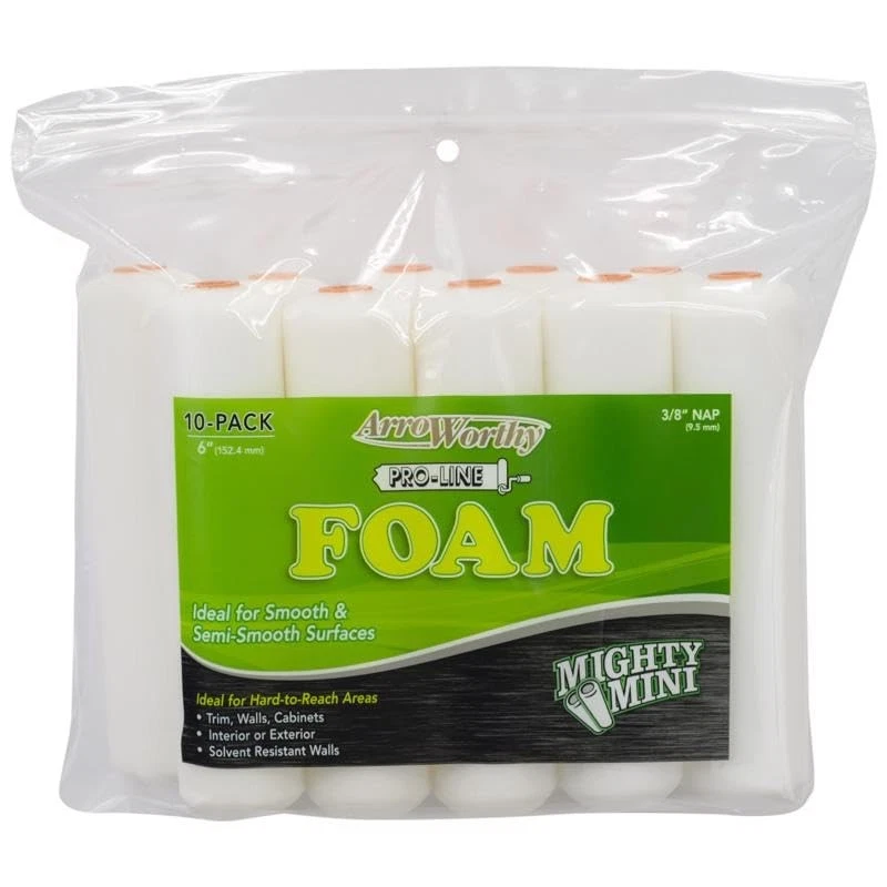 6.5-Fmck 15cm - 1.3cm Mini Foam Roller 10/Pk - Exercise Foam Rollers - Muscle...