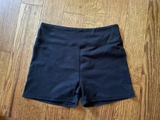 Women’s SO/Kohl’s BIKE SHORTS BLACK High Rise Fitted - Size L -  NWT